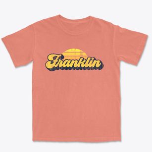 Franklin Vermont Sublime Sunset Premium Heavyweight T-shirt