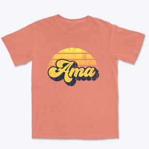 Ama Louisiana Sublime Sunset Premium Heavyweight T-shirt