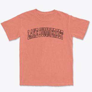 Lake Summerset Illinois Trendy Block Premium Heavyweight T-shirt
