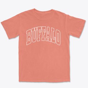 Buffalo West Virginia Trendy Block Premium Heavyweight T-shirt