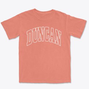 Duncan Oklahoma Trendy Block Premium Heavyweight T-shirt