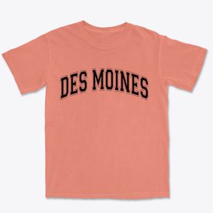 Des Moines Washington Varsity Premium Heavyweight T-shirt