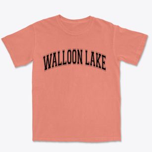 Walloon Lake Michigan Varsity Premium Heavyweight T-shirt