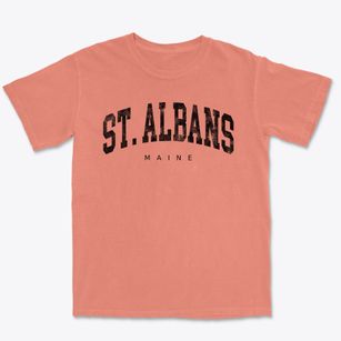 St. Albans Maine Urban Vibe Premium Heavyweight T-shirt
