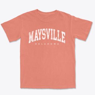 Maysville Oklahoma Urban Vibe Premium Heavyweight T-shirt