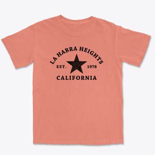 La Habra Heights California Star Premium Heavyweight T-shirt