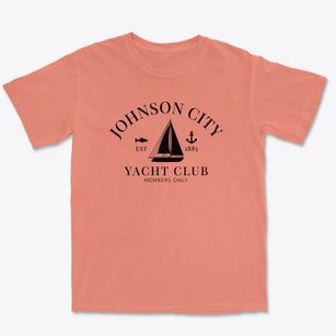 Johnson City Kansas Yacht Club Premium Heavyweight T-shirt