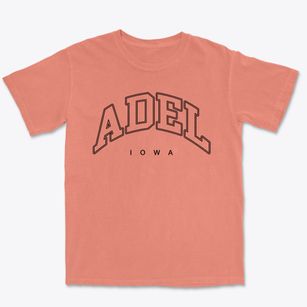 Adel Iowa Inline Premium Heavyweight T-shirt