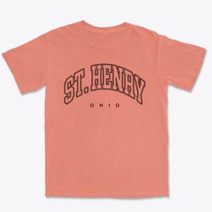 St. Henry Ohio Inline Premium Heavyweight T-shirt