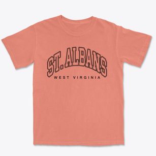 St. Albans West Virginia Inline Premium Heavyweight T-shirt