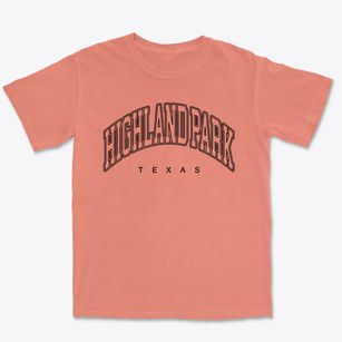 Highland Park Texas Inline Premium Heavyweight T-shirt