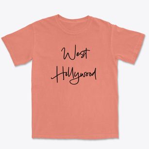West Hollywood California Freestyle Premium Heavyweight T-shirt