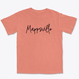 Mappsville Virginia Freestyle Premium Heavyweight T-shirt