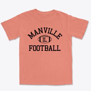 Manville Illinois Football Premium Heavyweight T-shirt