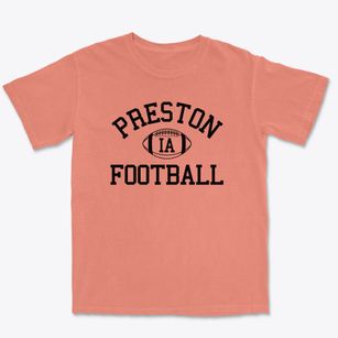 Preston Iowa Football Premium Heavyweight T-shirt