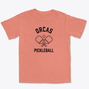 Orcas Washington Pickleball Premium Heavyweight T-shirt