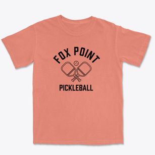 Fox Point Wisconsin Pickleball Premium Heavyweight T-shirt