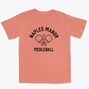 Naples Manor Florida Pickleball Premium Heavyweight T-shirt