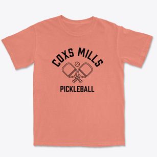Coxs Mills West Virginia Pickleball Premium Heavyweight T-shirt
