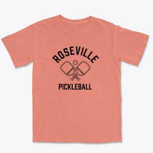 Roseville Minnesota Pickleball Premium Heavyweight T-shirt