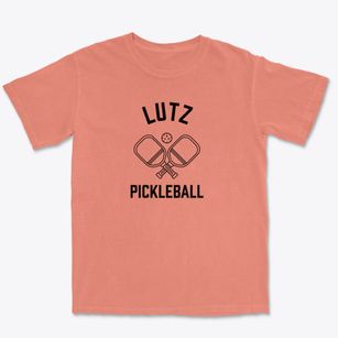 Lutz Florida Pickleball Premium Heavyweight T-shirt