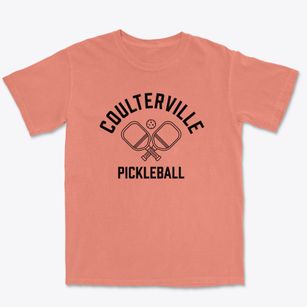 Coulterville California Pickleball Premium Heavyweight T-shirt
