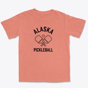 Alaska Wisconsin Pickleball Premium Heavyweight T-shirt