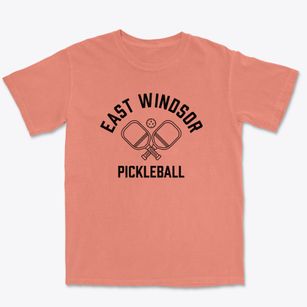 East Windsor New York Pickleball Premium Heavyweight T-shirt