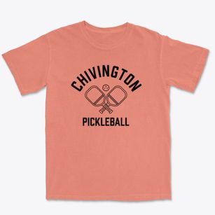 Chivington Colorado Pickleball Premium Heavyweight T-shirt