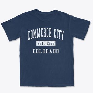 Commerce City Colorado Classic Established Premium Heavyweight T-shirt