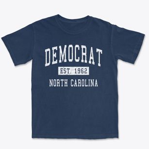 Democrat North Carolina Classic Established Premium Heavyweight T-shirt