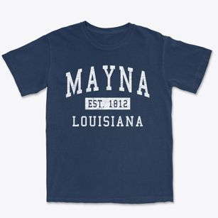 Mayna Louisiana Classic Established Premium Heavyweight T-shirt