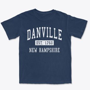 Danville New Hampshire Classic Established Premium Heavyweight T-shirt