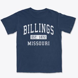 Billings Missouri Classic Established Premium Heavyweight T-shirt
