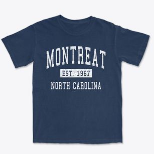 Montreat North Carolina Classic Established Premium Heavyweight T-shirt
