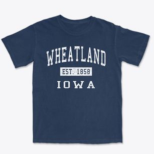 Wheatland Iowa Classic Established Premium Heavyweight T-shirt