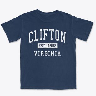 Clifton Virginia Classic Established Premium Heavyweight T-shirt