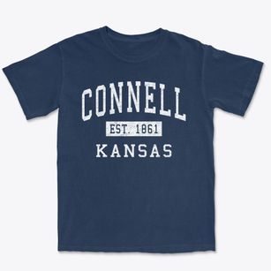 Connell Kansas Classic Established Premium Heavyweight T-shirt
