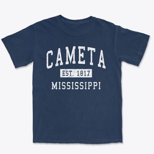 Cameta Mississippi Classic Established Premium Heavyweight T-shirt