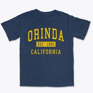 Orinda California Classic Established Premium Heavyweight T-shirt