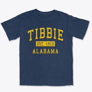 Tibbie Alabama Classic Established Premium Heavyweight T-shirt