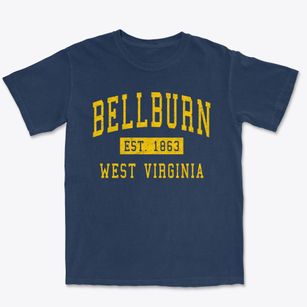 Bellburn West Virginia Classic Established Premium Heavyweight T-shirt