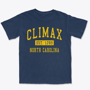 Climax North Carolina Classic Established Premium Heavyweight T-shirt