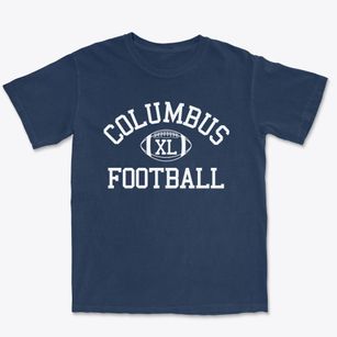 Columbus School Classic Football Premium Heavyweight T-shirt