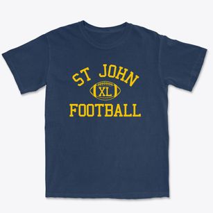 St John The Baptist Classic Football Premium Heavyweight T-shirt