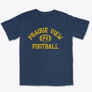 Prairie View School Classic Football Premium Heavyweight T-shirt