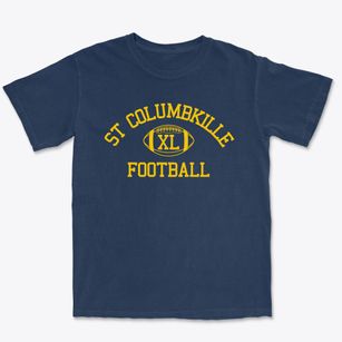 St Columbkille Parish Classic Football Premium Heavyweight T-shirt