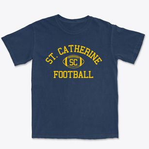 Saint Catherine School Classic Football Premium Heavyweight T-shirt