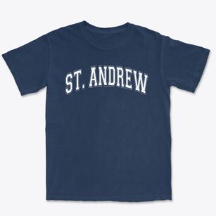 St Andrew Parish Varsity Arch Premium Heavyweight T-shirt