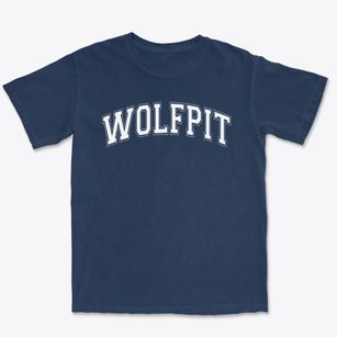 Wolfpit Elementary School Varsity Arch Premium Heavyweight T-shirt